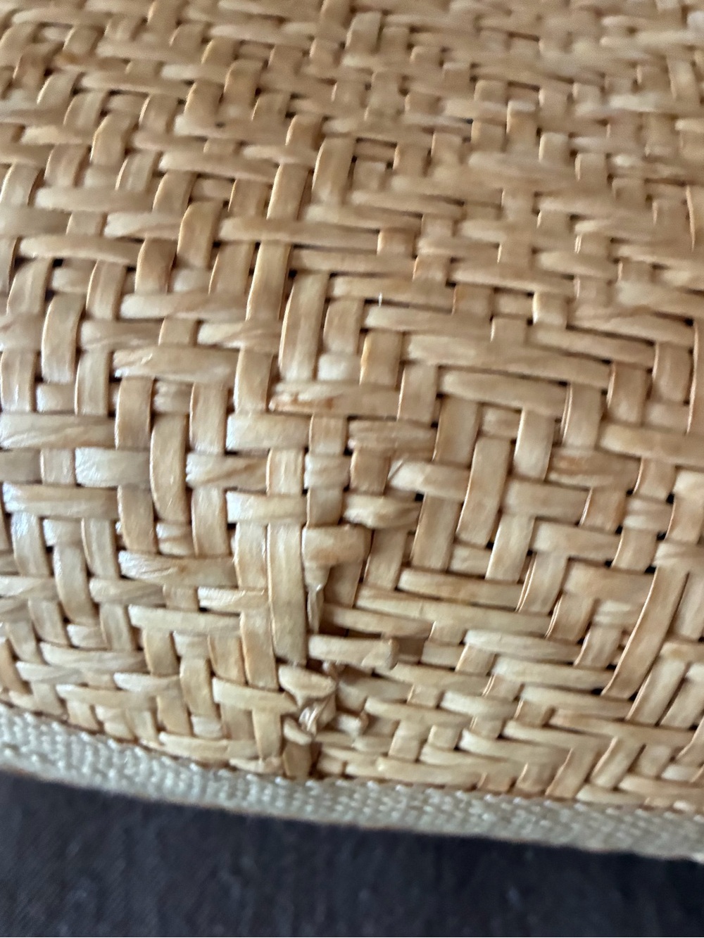Vintage wicker handbag 1950’s - Picture 6 of 9